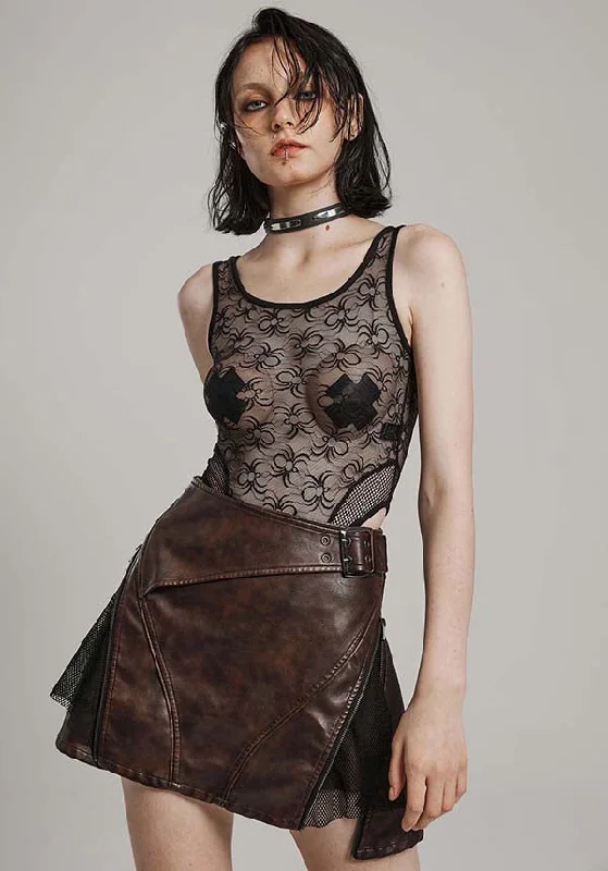 Weekend Savings Spectacle Arachne Spider | HIGH CUT BODYSUIT*