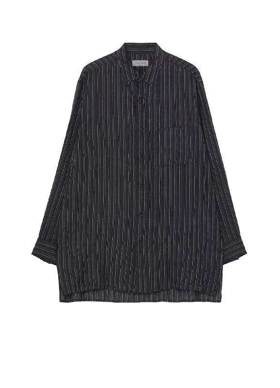 Weekend Savings Fiesta 【PIECE UNIQUE/AOYAMA】INDIA SILK STRIPE BIG BLOUSE