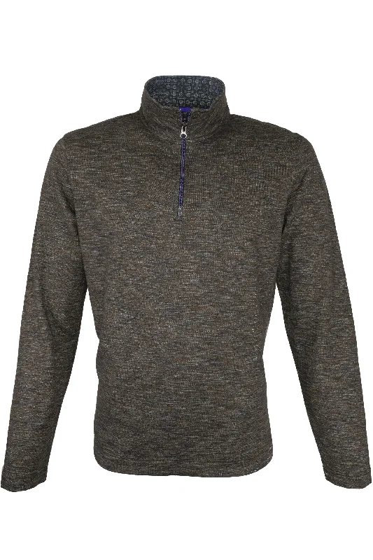 Discount Days Robert Graham Remo Knit Sweater Black/Brown
