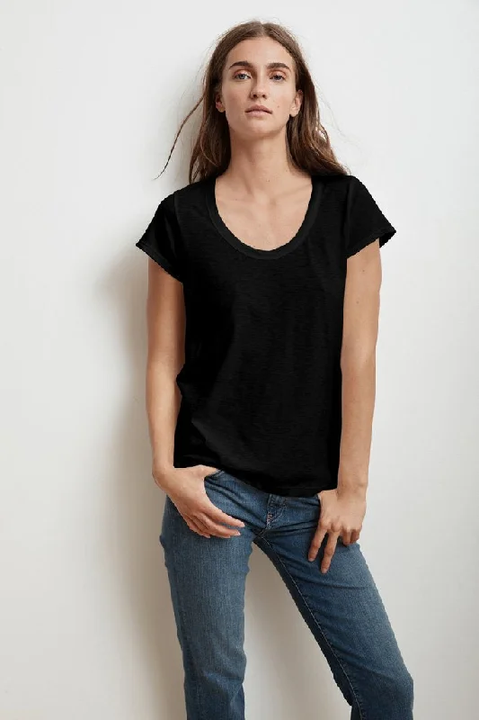 Weekend Savings Fiesta KATIE CITY SLUB SCOOP TEE