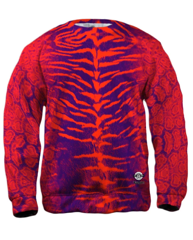 Price Drop Tiger Leopard Skin Orange Purple