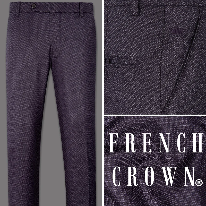 Markdowns Martinique Violet Subtle Checked Woolrich Pant