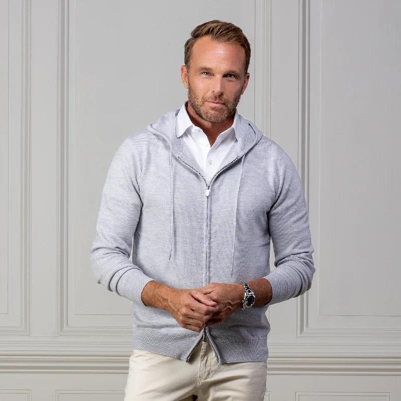 Low Prices Melbourne Merino Hoodie Grey