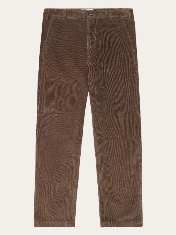 Weekend Specials to Love FLINT wide corduroy chino pants - Demitasse (brown)