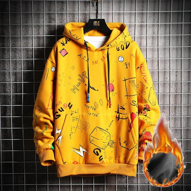 Yellow Hoodie thick