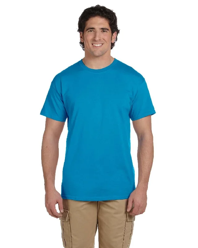 Steals and Deals Fruit of the Loom 100% Cotton T-Shirt | Pacific Blue