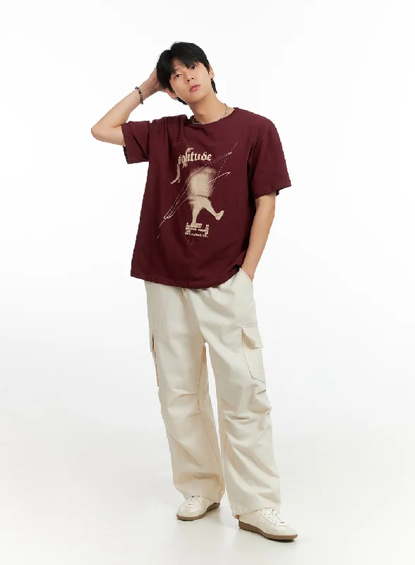 Clearance Event Men's Pintuck Cargo Pants IG402