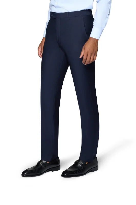 Quick Sale Berragamo Elegant Slim Fit Pants - Navy