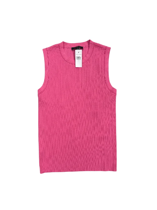 Weekend Discounts to Enjoy Top Sleeveless By Ann Taylor In Pink, Size: M
