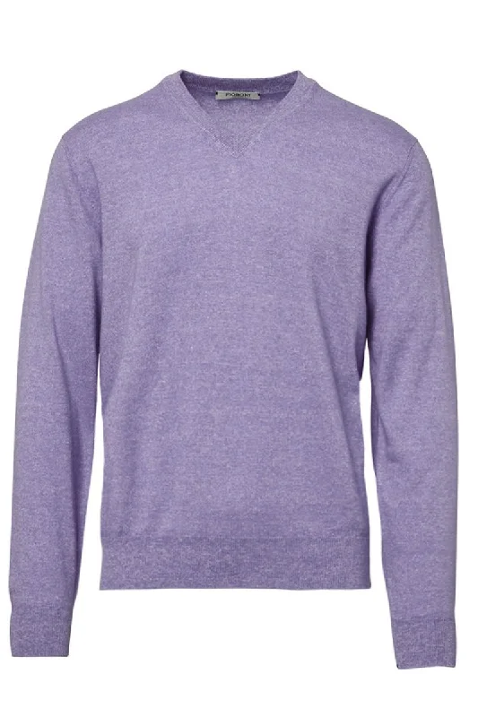 New Arrival Cashmere Linen V Neck