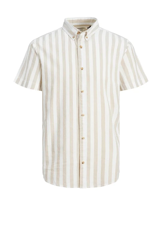 Discount Mania Jack & Jones Fred Striped Shirt, Crockery
