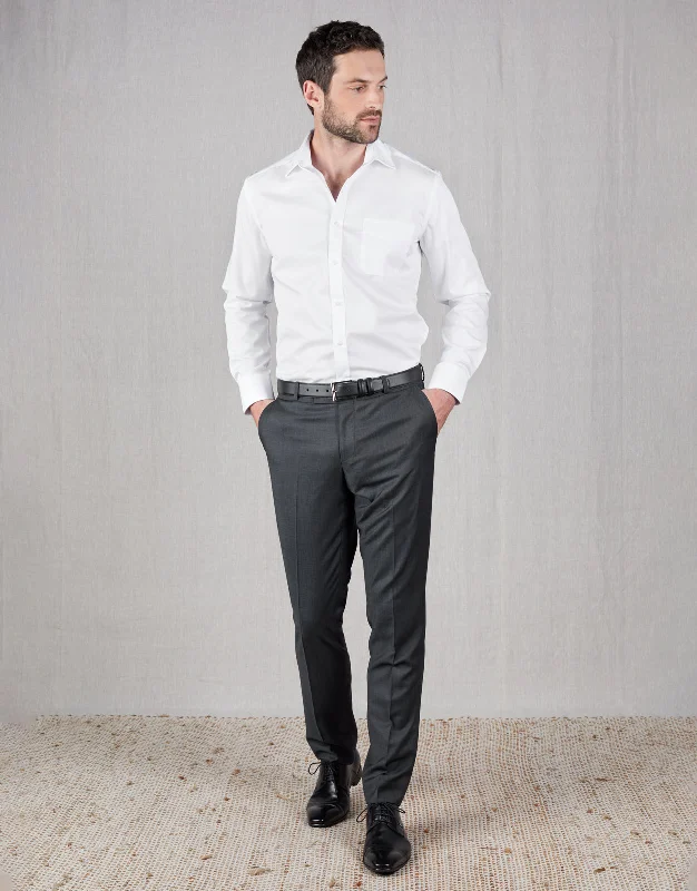 Year-End Sale Lotus Steel Blue Nailhead Suit Trouser