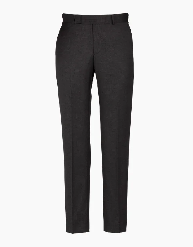 Exclusive Savings Hollywood Charcoal Microcheck Suit Trouser
