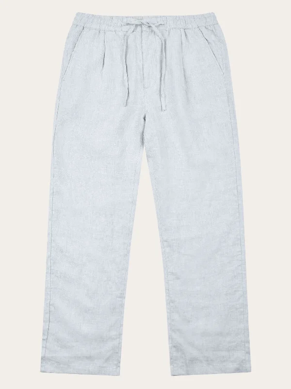 Weekend Offers That Delight Loose linen pant - Dusk Blue