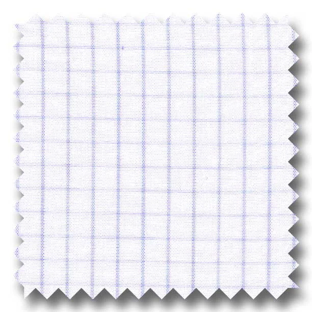 Discount Days Light Blue Check 2Ply Broadcloth - Custom Dress Shirt