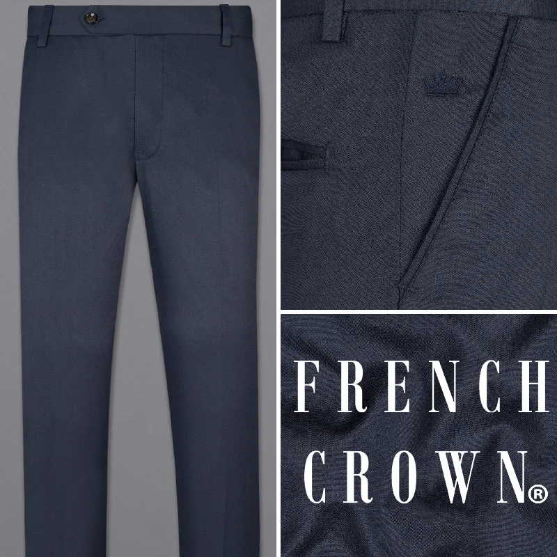 Super Deal Valhalla Blue Wool Rich Pant