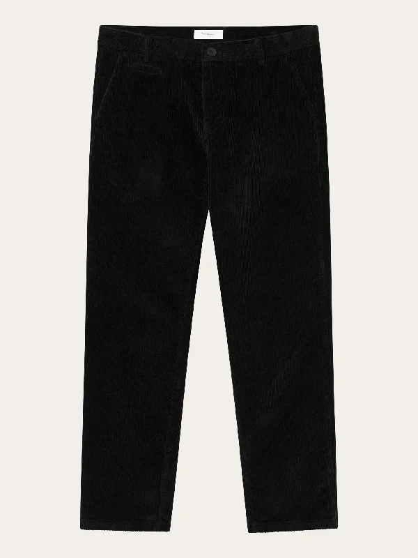 Online Exclusive CHUCK regular 8-wales corduroy chino pants - Black Jet