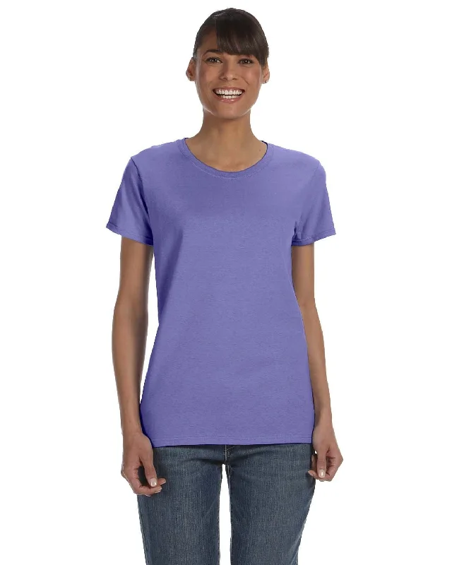 Weekend Deals That Spark Gildan Ladies Lightweight 100% Cotton T-Shirt | Violet