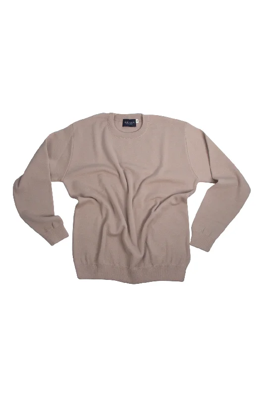 Super Bargain Routleys Merino CN Pullover Mushroom