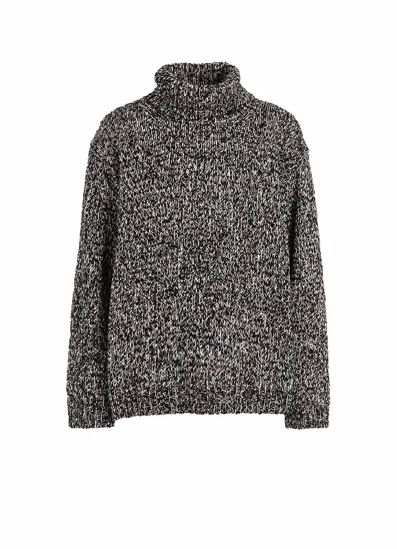 Referral Discount 3G PLAIN STITCH TURTLE NECK KNIT