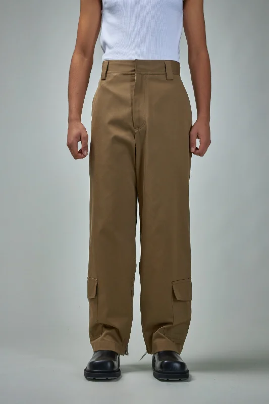 Mega Sale Cotton Gabardine Cargo Trousers