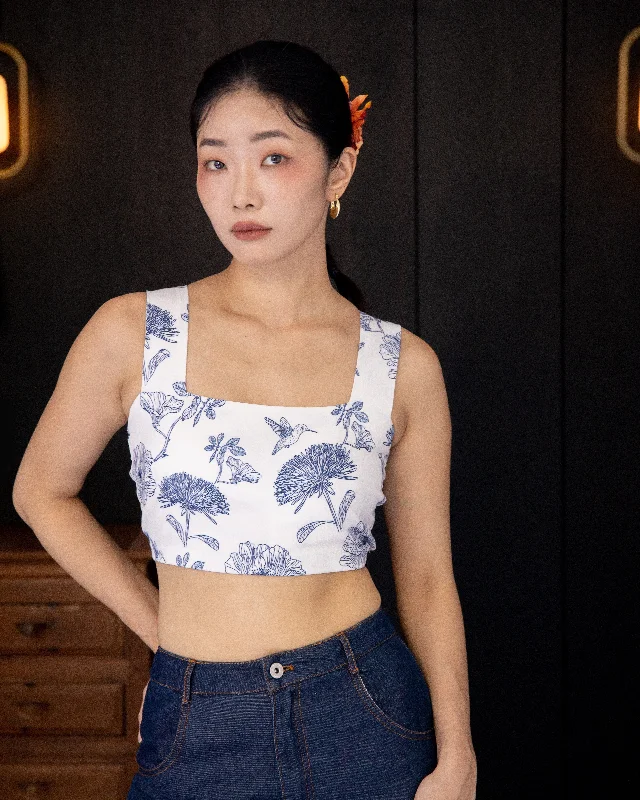 Super Savings Porcelain Grace Padded Tank Top (Printed)