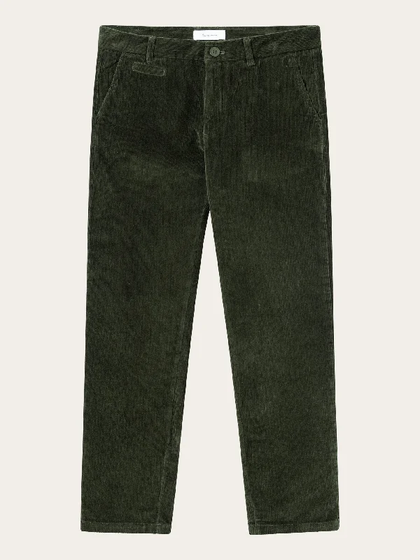 Price Slash CHUCK regular 8-wales corduroy chino pants - Forrest Night