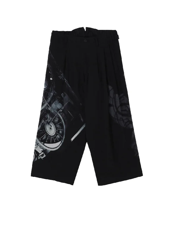 Limited Edition WHEEL PRINT PANTS