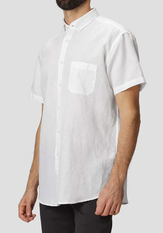Mega Sale Pre End Frey Linen Shirt, White
