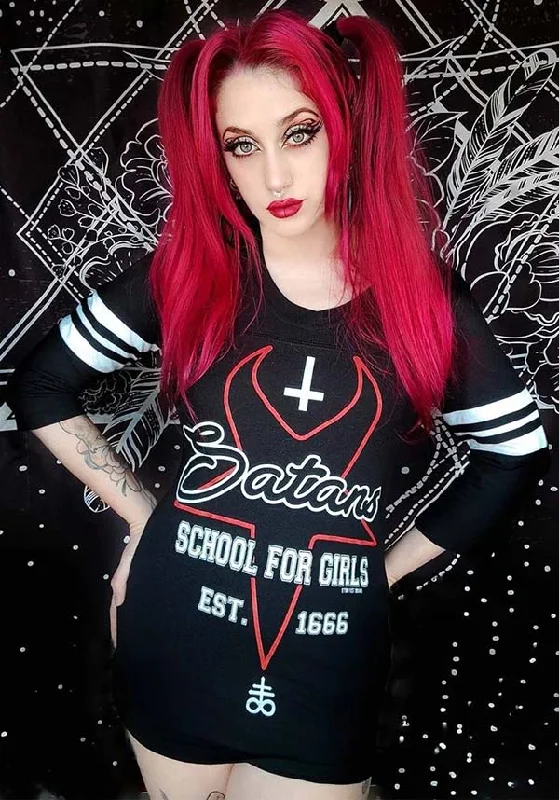 Special Price Satan's School For Girls Football | T-SHIRT