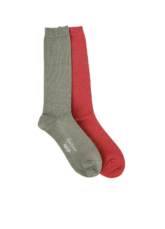 Weekend Specials to Grab C/AC PLAIN STITCH A PLAIN COLOR HIGH SOCKS