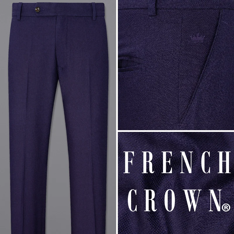 Midnight Sale Gunmetal Blue Premium Cotton Pant