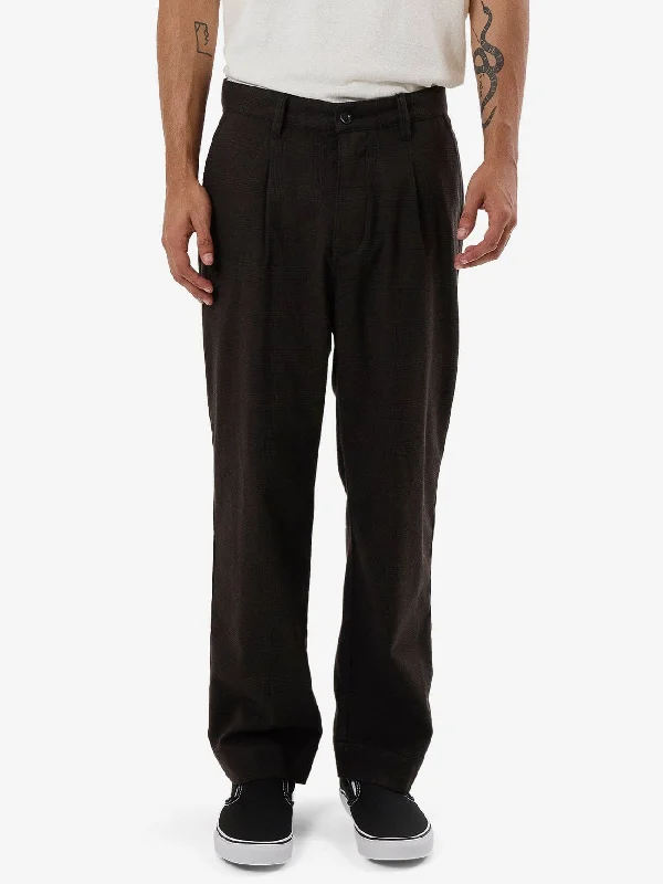 Blowout Deals Jacob Plaid Pant - Brown