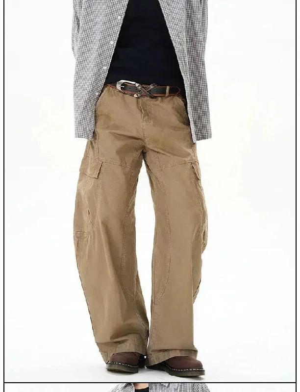 Midnight Madness Washed Side Pockets Cargo Pants