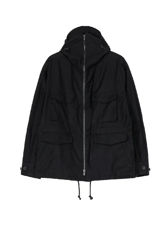 Sale Alert WIDE TWILL BRIM HOOD BLOUSON