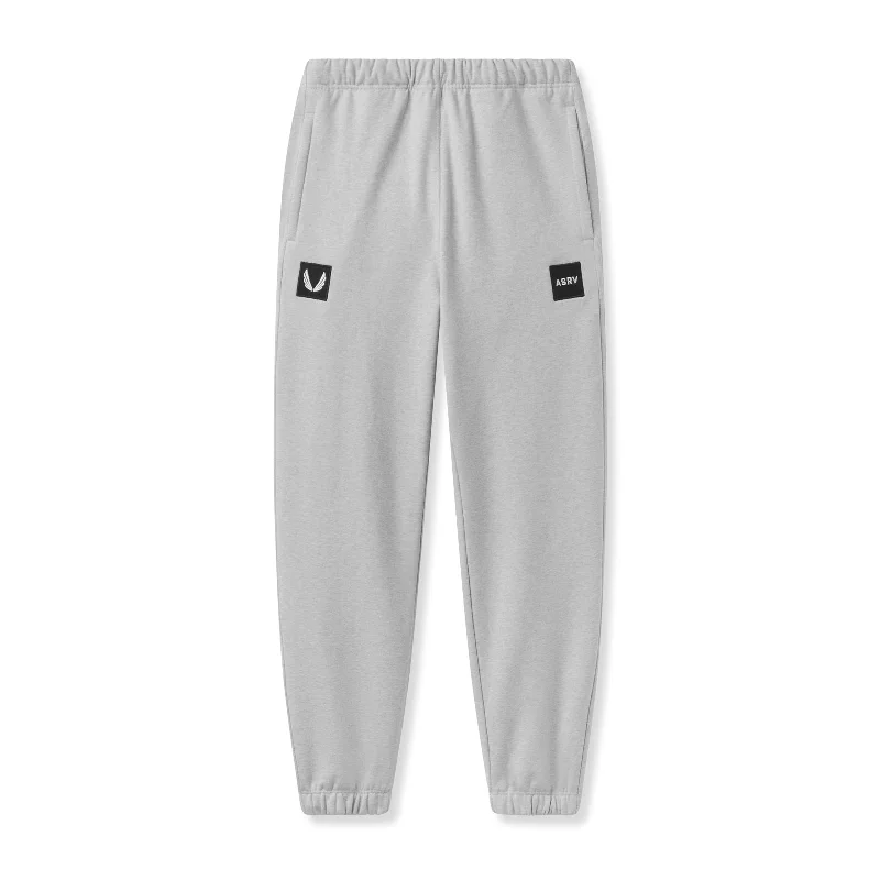 Today's Deal 0655. Tech-Terry™ Oversized Sweats - Heather Grey "Patch"