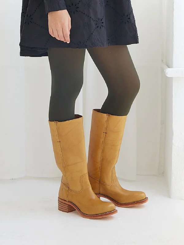 Weekend Deals That Sparkle Campus Knee High Boot - Banana