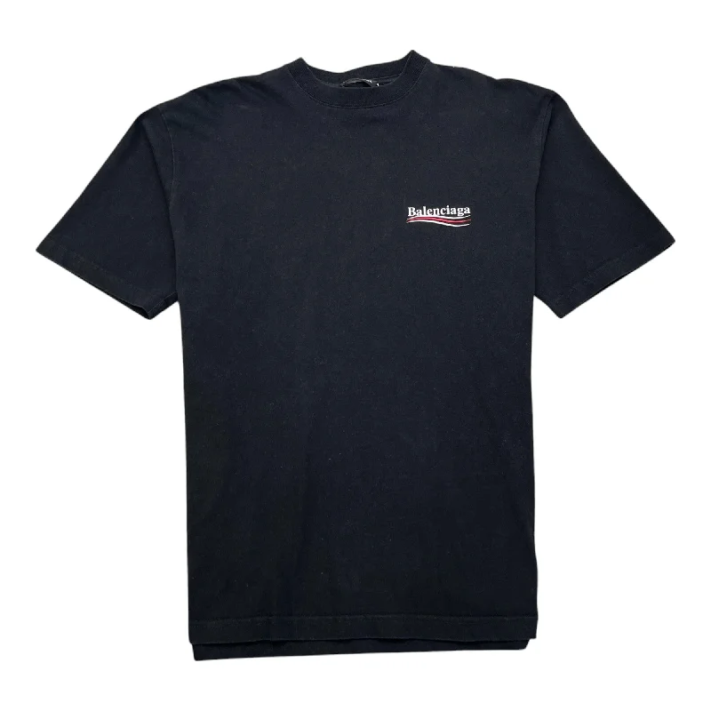 Savings Event Men's Political Logo T-Shirt Black Size S