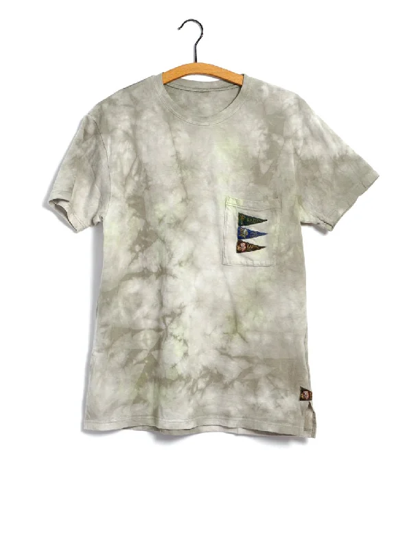 Extra Discount 4 FLAGS | 20/- Jersey Pennant T | Khaki x Yellow