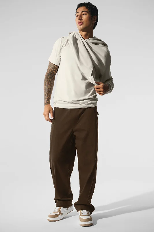 Weekend Bargains Galore Edition Sueded Straight Leg Pant - Espresso