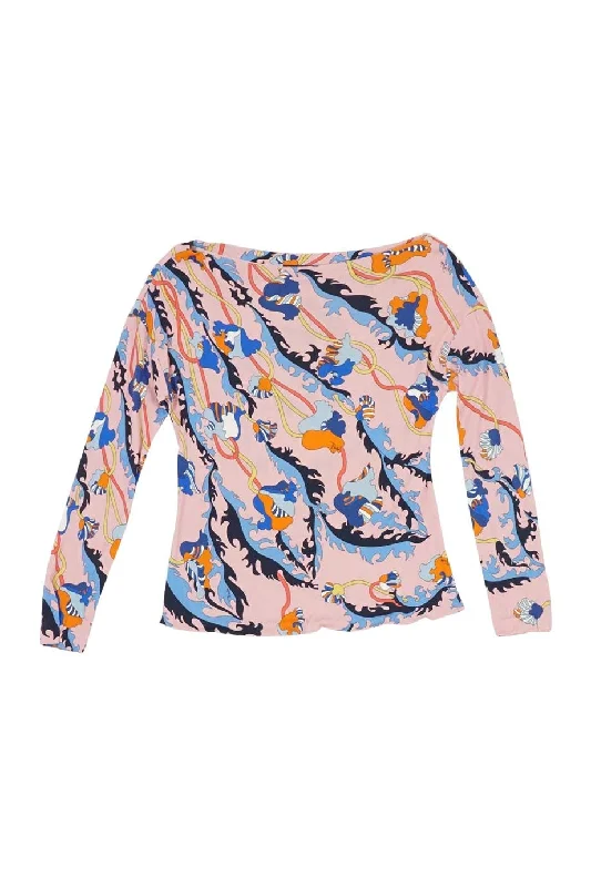 Weekend Discounts to Enjoy [WW30453] Emilio Pucci | Long sleeve top