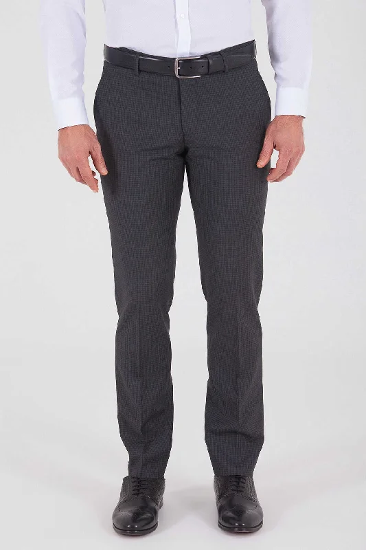 Seasonal Sale Slim Fit Charcoal Low Waist Dress Pants
