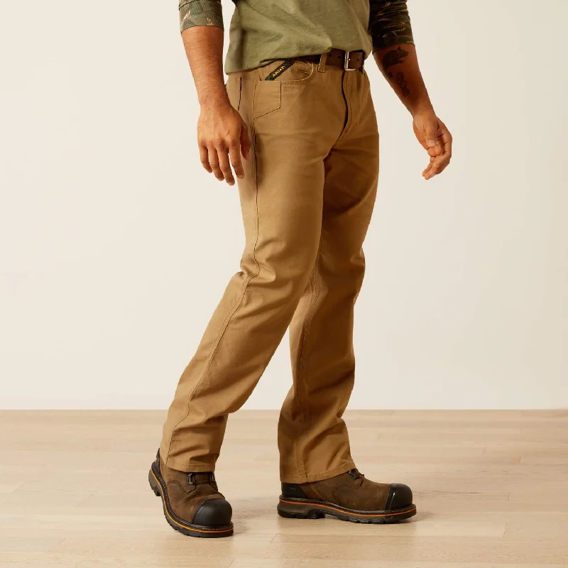 Steals and Deals Ariat Men's Rebar M5 DuraStretch Made Tough Straight Leg Pant