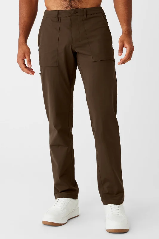 Weekend Specials to Cherish Block Pant - Espresso