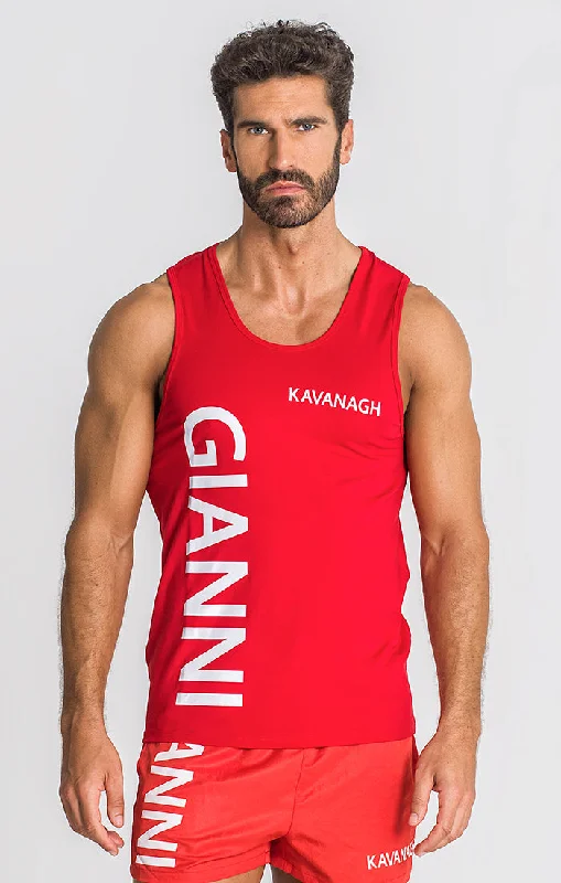 Take Advantage Red Dimension Tanktop