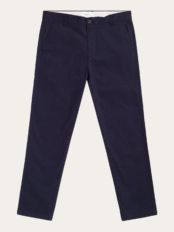 Early Bird CHUCK regular herringbone pants - GOTS/Vegan - Night Sky