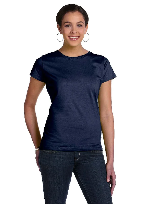 Can't Miss LAT Ladies Fine Jersey Longer Length T-Shirt | Mustard