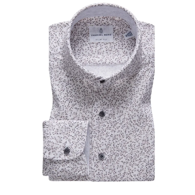 Inventory Reduction Premium Quality Jersey Knit Shirt SF17474 Brown