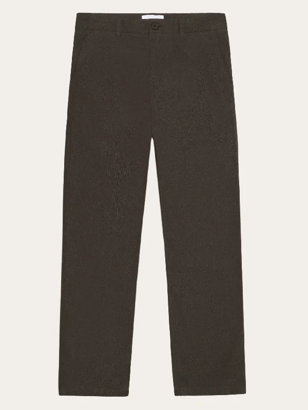 Weekend Bargains to Enjoy CHUCK regular flannel chino pants - Demitasse (brown)