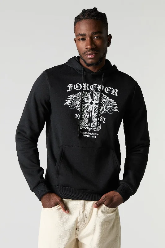 Super Savings Forever 1987 Graphic Fleece Hoodie